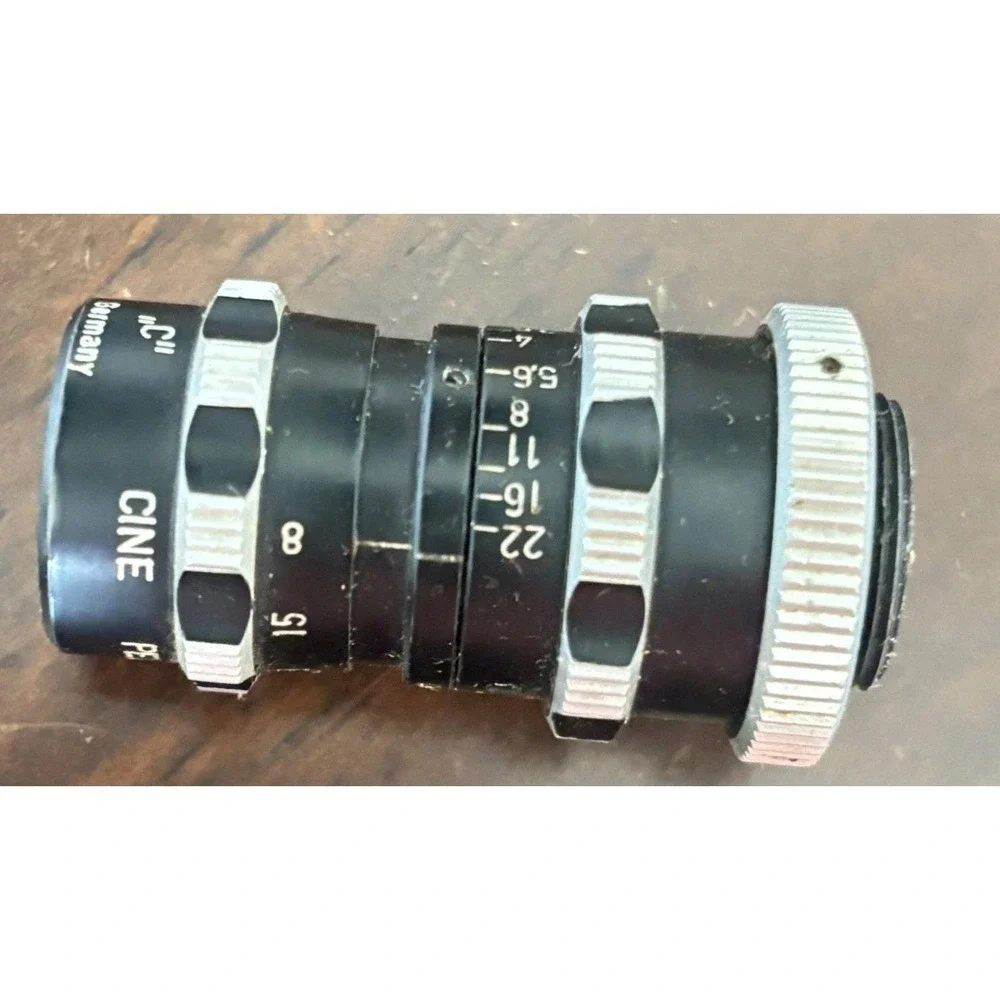Pelepar 1 1/2 Inch f/3.5 Cine Lens D-Mount Germany Vintage for 8 mm Movie Camera